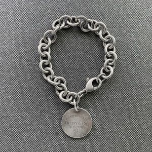 Tiffany & Co NY Return To Circle Tag Bracelet 925